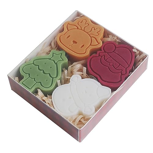 Songelt Kreatives Weihnachts-Schneemann-Lebkuchenmann-Schreibtisch-Geschenk-Set, Heimdekoration, Geburtstag, Urlaub Songelt Kreatives Weihnachts-Schneemann-Lebkuchenmann-Schreibtisch-Geschenk-Set, Heimdekoration, Geburtstag, Urlaub von Songelt