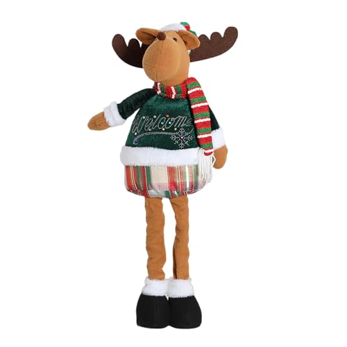 Songelt Praktische bunte Flanell-Weihnachtsfiguren, tragbares Zubehör für Schreibtisch oder Regal, Urlaubsaufwertung Songelt Praktische bunte Flanell-Weihnachtsfiguren, tragbares Zubehör für Schreibtisch oder Regal, Urlaubsaufwertung von Songelt