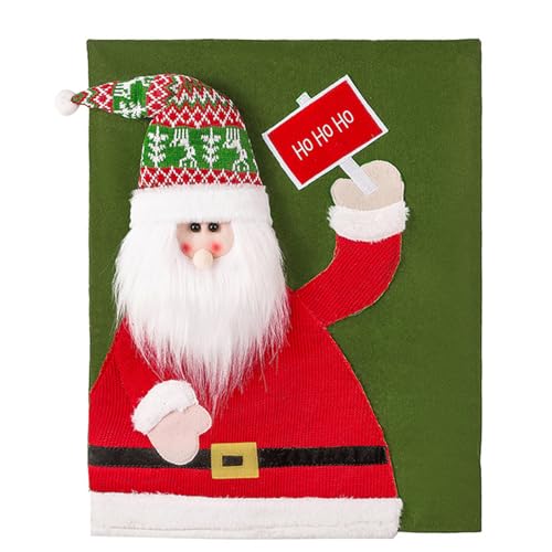 Songelt Stuhlbezug mit Cartoon-Weihnachtsmann, Schneemann, Weihnachtsmotiv, abnehmbar, waschbar, Schutz, Dekoration, Esszimmer-Sitzbezug Songelt Stuhlbezug mit Cartoon-Weihnachtsmann, Schneemann, Weihnachtsmotiv, abnehmbar, waschbar, Schutz, Dekoration, Esszimmer-Sitzbezug von Songelt