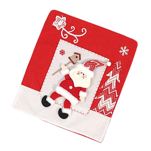 Songelt Stuhlhussen mit Weihnachtsmann-Design, Weihnachtsmann-Design, für Tischdekoration, Festival-Stuhl von Songelt