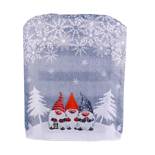 Songelt Stuhlrückenbezüge mit Weihnachtsmotiv, für Esszimmer, Küche, Dekoration, 48 x 57 cm, Weihnachtsmotiv, 1/4 Stück Songelt Stuhlrückenbezüge mit Weihnachtsmotiv, für Esszimmer, Küche, Dekoration, 48 x 57 cm, Weihnachtsmotiv, 1/4 Stück von Songelt