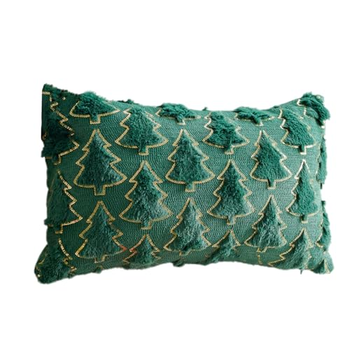 Songelt Weihnachtshandtuch, bestickt, Sofakissenschutz, abnehmbarer Kissenbezug für Wohnzimmer und Schlafzimmer, Weihnachts-Kissenbezug Songelt Weihnachtshandtuch, bestickt, Sofakissenschutz, abnehmbarer Kissenbezug für Wohnzimmer und Schlafzimmer, Weihnachts-Kissenbezug von Songelt