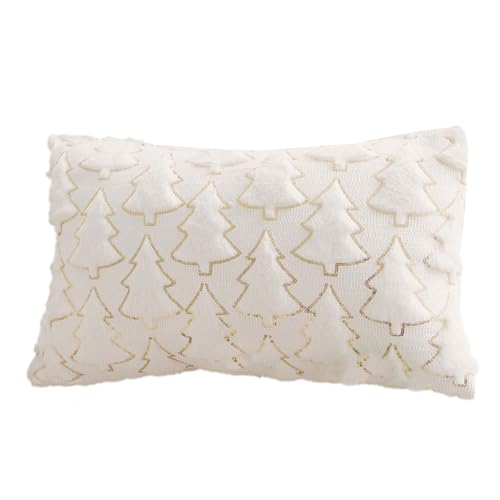 Songelt Weihnachtshandtuch, bestickt, Sofakissenschutz, abnehmbarer Kissenbezug für Wohnzimmer und Schlafzimmer, Weihnachtskissenbezug Songelt Weihnachtshandtuch, bestickt, Sofakissenschutz, abnehmbarer Kissenbezug für Wohnzimmer und Schlafzimmer, Weihnachtskissenbezug von Songelt