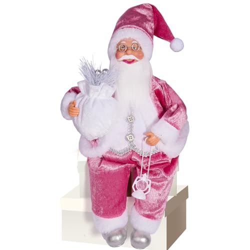 Songelt Weihnachtsmann-Statue, 30,5 cm, Sitzposition, Heimdekoration, waschbarer Stoff und bruchsichere Materialien, benutzerfreundliche Weihnachtsdekorationen Songelt Weihnachtsmann-Statue, 30,5 cm, Sitzposition, Heimdekoration, waschbarer Stoff und bruchsichere Materialien, benutzerfreundliche Weihnachtsdekorationen von Songelt