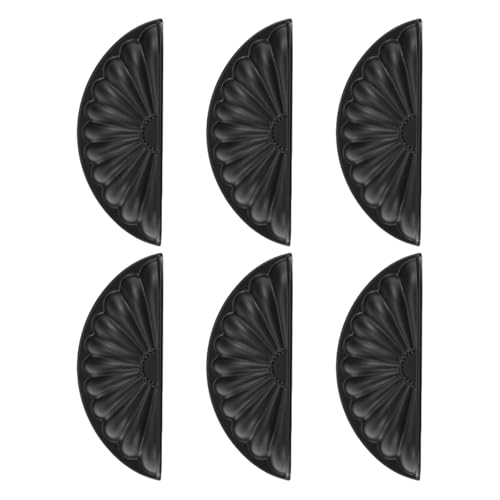 Songelt Zincs Schubladengriffe aus Legierung, für Kommoden, Schrankgriff, moderne Möbelgriff, Muschelform, Nachttisch, Möbelgriffe und Knauf für Kommoden, 6 Stück von Songelt