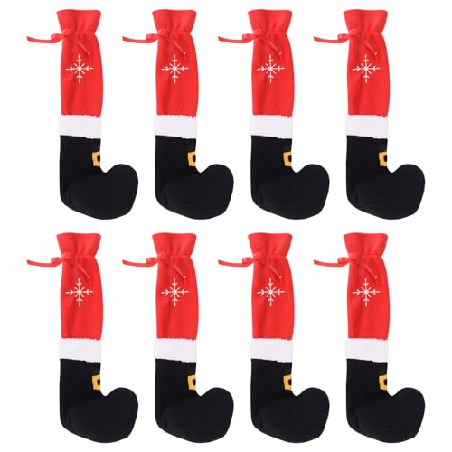Stuhlfußbezug, Weihnachtsmotiv, Stuhlhussen, Beindekoration, Füße, Socken für Weihnachten, Urlaub, Flanell-Stuhlhussen Stuhlfußbezug, Weihnachtsmotiv, Stuhlhussen, Beindekoration, Füße, Socken für Weihnachten, Urlaub, Flanell-Stuhlhussen von Songelt