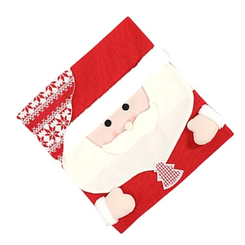 Stuhlhussen mit Weihnachtsmannmütze, Esszimmerbezug, Küchendekoration, Weihnachtsstuhl von Songelt