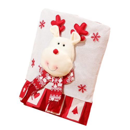 Stuhlrückenbezug, Weihnachtsmann-/Schneemann-Form, Weihnachtsdekoration, 1 x Schneemann-Bezug Stuhlrückenbezug, Weihnachtsmann-/Schneemann-Form, Weihnachtsdekoration, 1 x Schneemann-Bezug von Songelt