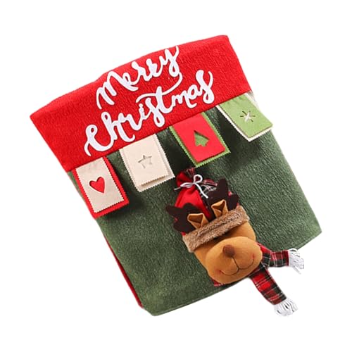 Stuhlrückseite für Esszimmerstühle, Weihnachtsmannmütze, für Abendessen, Dekoration, Verzierung von Songelt