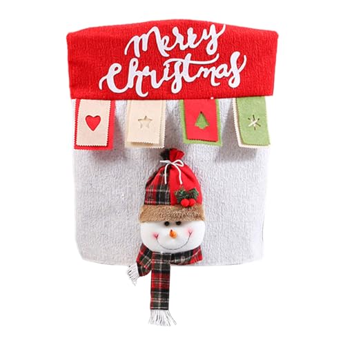 Stuhlrückseite für Esszimmerstühle, Weihnachtsmannmütze, für Abendessen, Dekoration, Verzierung Stuhlrückseite für Esszimmerstühle, Weihnachtsmannmütze, für Abendessen, Dekoration, Verzierung von Songelt