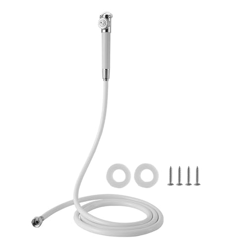 Tragbare Boote Duschsprüher Handgepresst Edelstahl PVC Duschkopf Boote Externe Düse mit Schlauch Externe Düse mit Schlauch von Songelt