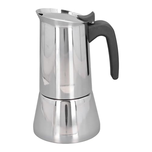 Tragbare Kaffeemaschine für 2/4 Tassen, rostfreie Stahlkonstruktion, geeignet für alle Herdplatten, ideal für Reisen, Camping, kompakte Reisetöpfe Tragbare Kaffeemaschine für 2/4 Tassen, rostfreie Stahlkonstruktion, geeignet für alle Herdplatten, ideal für Reisen, Camping, kompakte Reisetöpfe von Songelt