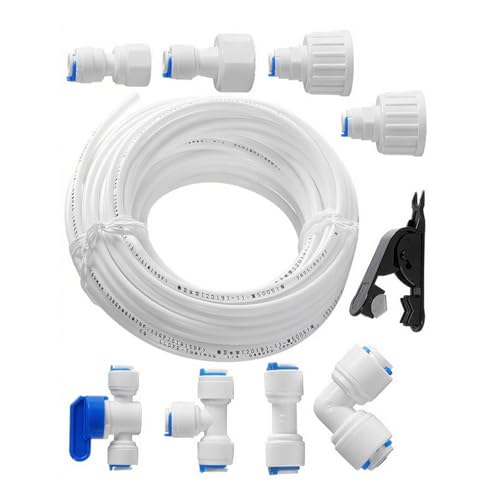 Universals Wasserversorgungsleitungsschlauch-Kits, Wasserreinigungsarmaturen, Montageschlauch-Set, einfach zu bedienender Wasserversorgungsanschluss von Songelt