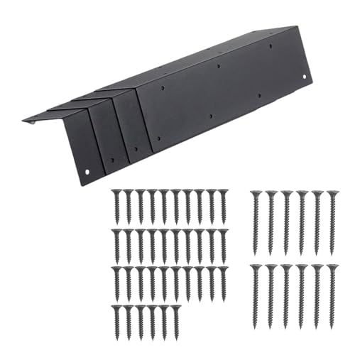 Verstellbare Garteneckstreben für starke Pflanzen, Gemüse, einfache Montage, für Blumen und Gemüse, Pflanzenverbinder, 4 Stück Verstellbare Garteneckstreben für starke Pflanzen, Gemüse, einfache Montage, für Blumen und Gemüse, Pflanzenverbinder, 4 Stück von Songelt