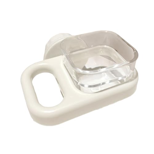 Vogelfutterschale mit sicherem Clip, transparenter Futter- und Wasser-Futterbecher für Papageien, Wellensittiche und kleine Haustiere, transparenter Vogelfutterspender von Songelt