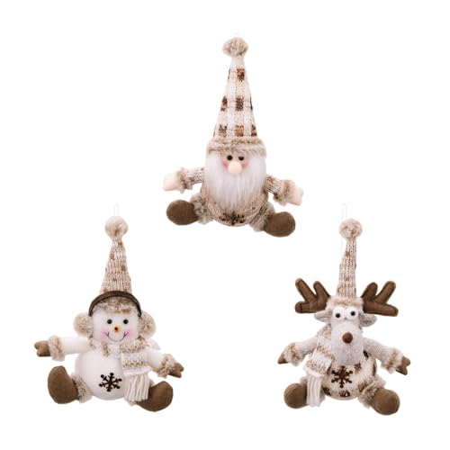Weihnachtliche hängende Puppen zum Aufhängen, schöne gestrickte Hängedekoration für eine warme saisonale Umgebung, europäische Dekorationen Weihnachtliche hängende Puppen zum Aufhängen, schöne gestrickte Hängedekoration für eine warme saisonale Umgebung, europäische Dekorationen von Songelt