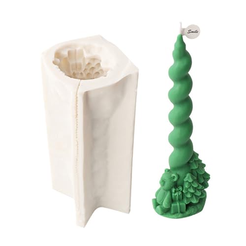 Weihnachts-Silikonform, Kristall-Epoxidharz-Formen, Spiralen, Säule, Schneemann, Elch, Duft, Heimdekoration, Harzherstellung Weihnachts-Silikonform, Kristall-Epoxidharz-Formen, Spiralen, Säule, Schneemann, Elch, Duft, Heimdekoration, Harzherstellung von Songelt