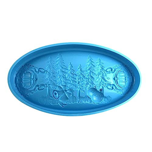 Weihnachts-Untersetzer, Servierbrett, Tablett, Schmuckhalter, Silikonformen, Dekoration, Werkzeug, Weihnachten, Harz, Silikon, Weihnachtsmann-Muster, Rollharz, Teetasse, Untersetzer Weihnachts-Untersetzer, Servierbrett, Tablett, Schmuckhalter, Silikonformen, Dekoration, Werkzeug, Weihnachten, Harz, Silikon, Weihnachtsmann-Muster, Rollharz, Teetasse, Untersetzer von Songelt