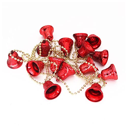 Weihnachtsbaum, rot/goldfarben, für Party, Familientreffen, 2 m lang, dekorative Glocken, Heimdekoration, Baumdekoration Weihnachtsbaum, rot/goldfarben, für Party, Familientreffen, 2 m lang, dekorative Glocken, Heimdekoration, Baumdekoration von Songelt