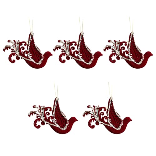 Weihnachtsbaum-Beflockungsanhänger, luxuriös, Weihnachtsmann, Schneeflocke, Rentier, Party-Dekorationen, Beflockung Weihnachtsbaum-Beflockungsanhänger, luxuriös, Weihnachtsmann, Schneeflocke, Rentier, Party-Dekorationen, Beflockung von Songelt