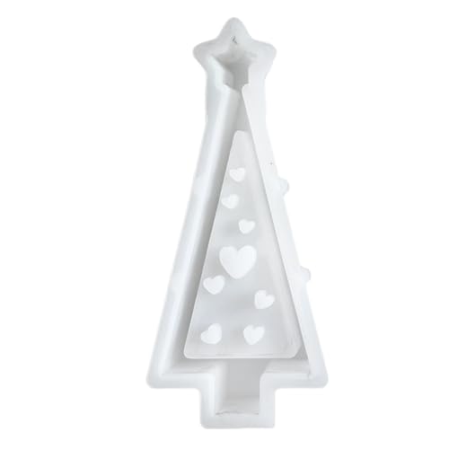 Weihnachtsbaum-Bilderrahmen-Form, stabiles Silikon-Zubehör für einzigartige Tischdekorationen und Ornamente, Silikonform von Songelt