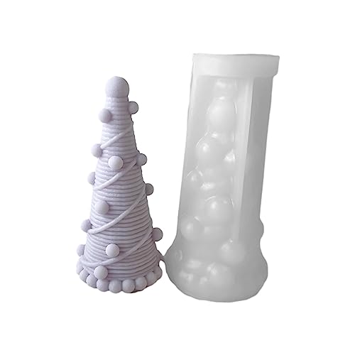 Weihnachtsbaum-Silikonform für die Herstellung von handgemachter Seife, Aromatherapie, Kerzen, Kunstharz, Silikonhandwerk von Songelt