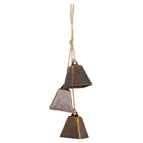 Weihnachtsglocken Metall Vintage mit Seil für Dekoration für Türen Baum Weihnachtsglocken von Songelt