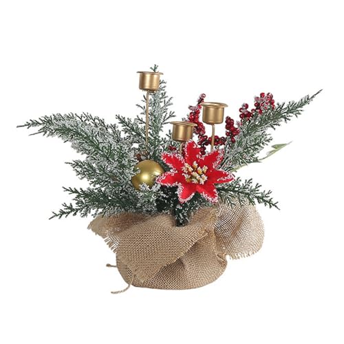 Weihnachtskerzenständer, Ornament, Schreibtischdekoration, rote Früchte, künstlicher Kranz, kreativ, Restaurant, Tischdekoration, Blumen-Kerzenhalter Weihnachtskerzenständer, Ornament, Schreibtischdekoration, rote Früchte, künstlicher Kranz, kreativ, Restaurant, Tischdekoration, Blumen-Kerzenhalter von Songelt