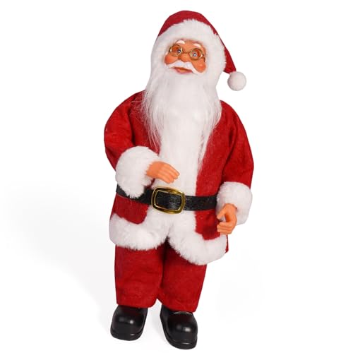 Weihnachtsmann-Figur, Dekoration, 30,5 cm, mehrfarbig, kariert, stehend, Puppen für den Urlaub, Tischdekoration, Sammlerstück Weihnachtsmann-Figur, Dekoration, 30,5 cm, mehrfarbig, kariert, stehend, Puppen für den Urlaub, Tischdekoration, Sammlerstück von Songelt