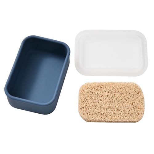 Wiederverwendbare Silikon-Seifenschale mit Pad für Dusche, Waschbecken, Arbeitsplatte, tragbare Aufbewahrungsbox, Badezimmer, multifunktionale Seifenaufbewahrung Wiederverwendbare Silikon-Seifenschale mit Pad für Dusche, Waschbecken, Arbeitsplatte, tragbare Aufbewahrungsbox, Badezimmer, multifunktionale Seifenaufbewahrung von Songelt