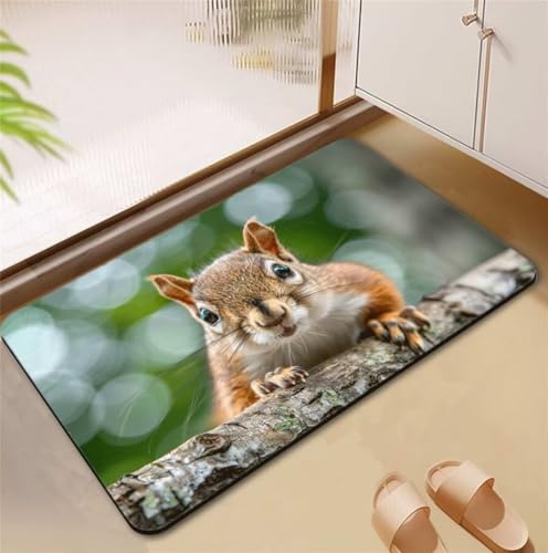 Badezimmerteppich Holz Badematte Rutschfester 50x80cm, Super Absorbierender Badteppich rutschfest Waschbar Duschvorleger Schnelltrocknend Badvorleger Badematte Dünne Stone Bath Mat Mats D4-904 Badezimmerteppich Holz Badematte Rutschfester 50x80cm, Super Absorbierender Badteppich rutschfest Waschbar Duschvorleger Schnelltrocknend Badvorleger Badematte Dünne Stone Bath Mat Mats D4-904 von Songtt