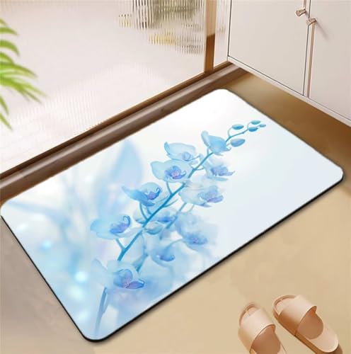 Badezimmerteppich Simple Badematte Rutschfester 140x200cm, Super Absorbierender Badteppich rutschfest Waschbar Duschvorleger Schnelltrocknend Badvorleger Badematte Dünne Stone Bath Mat Mats D4-695 Badezimmerteppich Simple Badematte Rutschfester 140x200cm, Super Absorbierender Badteppich rutschfest Waschbar Duschvorleger Schnelltrocknend Badvorleger Badematte Dünne Stone Bath Mat Mats D4-695 von Songtt