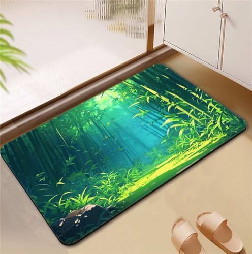 Badezimmerteppich Spring Badematte Rutschfester 140x200cm, Super Absorbierender Badteppich rutschfest Waschbar Duschvorleger Schnelltrocknend Badvorleger Badematte Dünne Stone Bath Mat Mats D4-719 Badezimmerteppich Spring Badematte Rutschfester 140x200cm, Super Absorbierender Badteppich rutschfest Waschbar Duschvorleger Schnelltrocknend Badvorleger Badematte Dünne Stone Bath Mat Mats D4-719 von Songtt