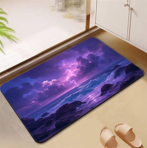Badezimmerteppich Stone Badematte Rutschfester 60x100cm, Super Absorbierender Badteppich rutschfest Waschbar Duschvorleger Schnelltrocknend Badvorleger Badematte Dünne Stone Bath Mat Mats D4-736 Badezimmerteppich Stone Badematte Rutschfester 60x100cm, Super Absorbierender Badteppich rutschfest Waschbar Duschvorleger Schnelltrocknend Badvorleger Badematte Dünne Stone Bath Mat Mats D4-736 von Songtt