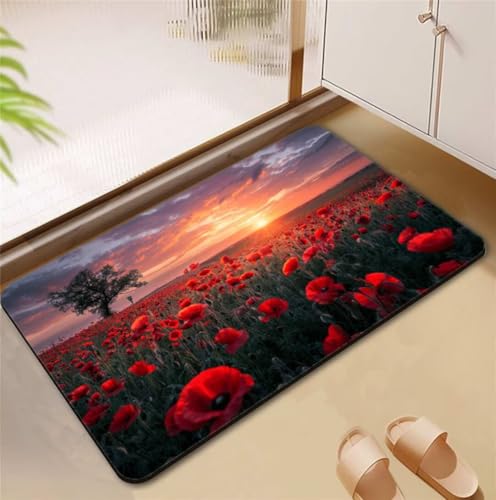 Badezimmerteppich Sunset Badematte Rutschfester 140x200cm, Super Absorbierender Badteppich rutschfest Waschbar Duschvorleger Schnelltrocknend Badvorleger Badematte Dünne Stone Bath Mat Mats D4-797 Badezimmerteppich Sunset Badematte Rutschfester 140x200cm, Super Absorbierender Badteppich rutschfest Waschbar Duschvorleger Schnelltrocknend Badvorleger Badematte Dünne Stone Bath Mat Mats D4-797 von Songtt