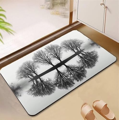 Badezimmerteppich Tree Badematte Rutschfester 60x100cm, Super Absorbierender Badteppich rutschfest Waschbar Duschvorleger Schnelltrocknend Badvorleger Badematte Dünne Stone Bath Mat Mats D4-809 Badezimmerteppich Tree Badematte Rutschfester 60x100cm, Super Absorbierender Badteppich rutschfest Waschbar Duschvorleger Schnelltrocknend Badvorleger Badematte Dünne Stone Bath Mat Mats D4-809 von Songtt
