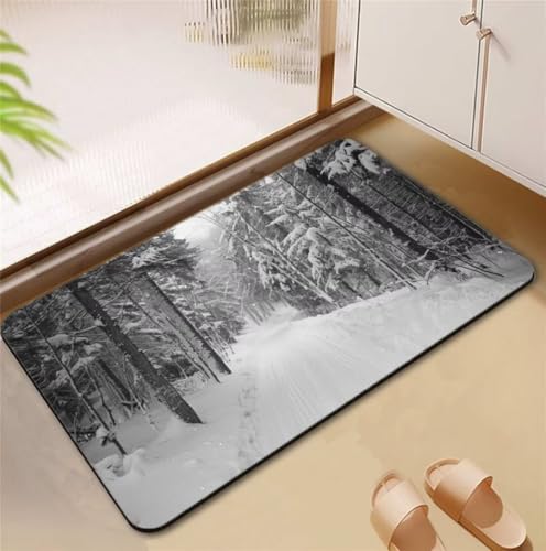 Badezimmerteppich Tree Badematte Rutschfester 60x100cm, Super Absorbierender Badteppich rutschfest Waschbar Duschvorleger Schnelltrocknend Badvorleger Badematte Dünne Stone Bath Mat Mats D4-815 Badezimmerteppich Tree Badematte Rutschfester 60x100cm, Super Absorbierender Badteppich rutschfest Waschbar Duschvorleger Schnelltrocknend Badvorleger Badematte Dünne Stone Bath Mat Mats D4-815 von Songtt