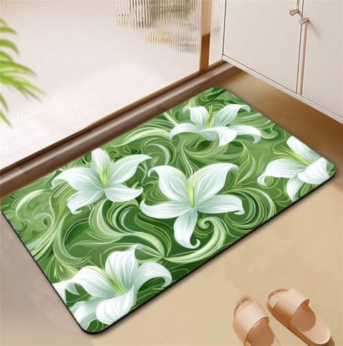 Badezimmerteppich Turquoise Badematte Rutschfester 60x100cm, Super Absorbierender Badteppich rutschfest Waschbar Duschvorleger Schnelltrocknend Badvorleger Badematte Dünne Stone Bath Mat Mats D4-820 Badezimmerteppich Turquoise Badematte Rutschfester 60x100cm, Super Absorbierender Badteppich rutschfest Waschbar Duschvorleger Schnelltrocknend Badvorleger Badematte Dünne Stone Bath Mat Mats D4-820 von Songtt