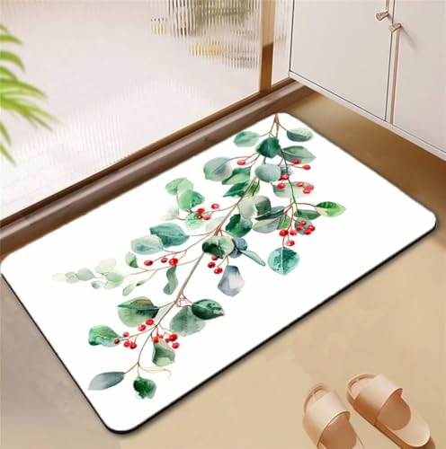 Badezimmerteppich Weiß Badematte Rutschfester 60x100cm, Super Absorbierender Badteppich rutschfest Waschbar Duschvorleger Schnelltrocknend Badvorleger Badematte Dünne Stone Bath Mat Mats D4-871 Badezimmerteppich Weiß Badematte Rutschfester 60x100cm, Super Absorbierender Badteppich rutschfest Waschbar Duschvorleger Schnelltrocknend Badvorleger Badematte Dünne Stone Bath Mat Mats D4-871 von Songtt