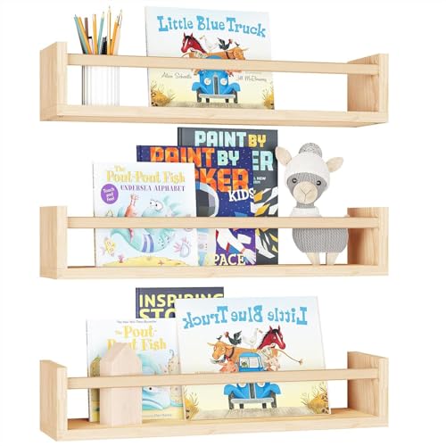 Sonhomay 3 Stück Schweberegale, handgefertigt, Wandregale mit Lippen-Display, Bilderleiste für Schlafzimmer, Wohnzimmer, Badezimmer, Küche, Büro, Dekoration, Fotorahmen, Hängebuch Sonhomay 3 Stück Schweberegale, handgefertigt, Wandregale mit Lippen-Display, Bilderleiste für Schlafzimmer, Wohnzimmer, Badezimmer, Küche, Büro, Dekoration, Fotorahmen, Hängebuch von Sonhomay