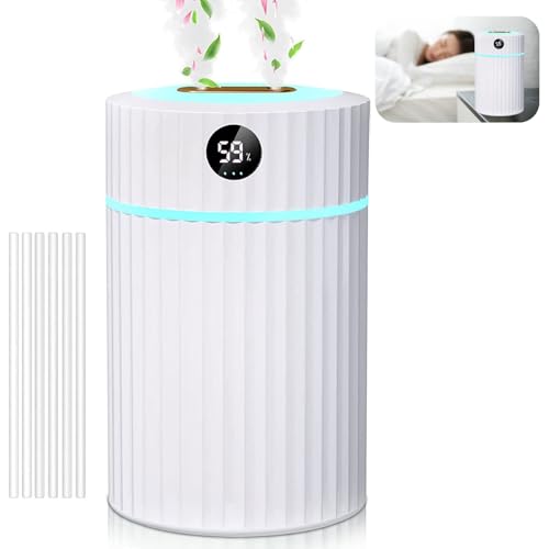 Sonhomay Ätherisches Öl Diffusor 2L Aroma Diffusor Luftbefeuchter mit RGB-& Luftfeuchtigkeit Display für Home Office Sleep von Sonhomay