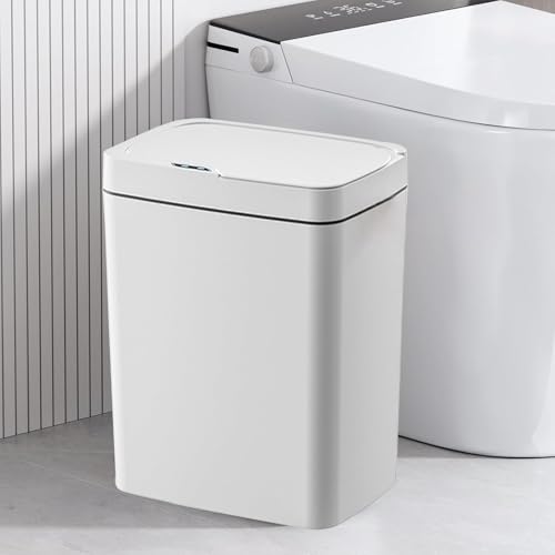 Sonhomay Automatische Mülleimer 15L Smart Touchless Mülleimer mit Deckel Mülleimer schlank wasserdicht Mülleimer mit Deckel Abfalleimer für Wohnzimmer Küche Büro Schlafzimmer 10. 2x7. 3x12inch von Sonhomay