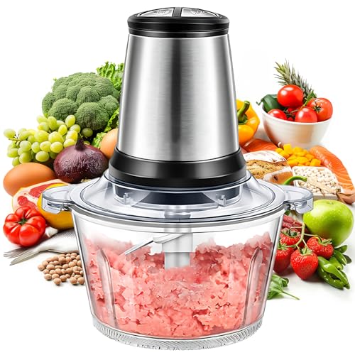 Sonhomay Elektrischer Zerkleinerer 2L Mini Food Grinder Gemüse Obst Zwiebelschneider mit Handgriff für Babynahrung Salsas Früchte Sonhomay Elektrischer Zerkleinerer 2L Mini Food Grinder Gemüse Obst Zwiebelschneider mit Handgriff für Babynahrung Salsas Früchte von Sonhomay