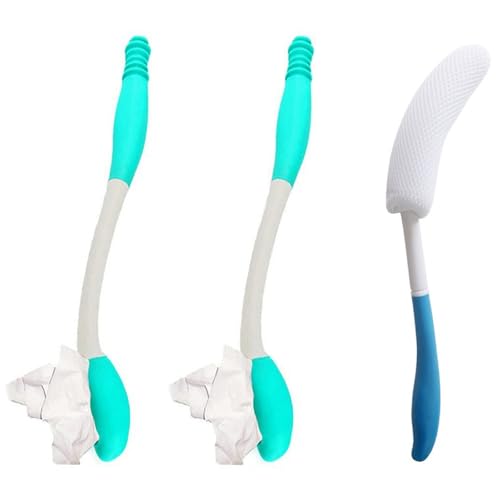 Sonhomay Extended Comfort Kit Toilettenhilfen Kit Butt Wiper Set mit Badebürste WC Wischwerkzeug Bottom Buddy Wischhilfe für Behinderte Ältere Schwangere Körperbehinderte Sonhomay Extended Comfort Kit Toilettenhilfen Kit Butt Wiper Set mit Badebürste WC Wischwerkzeug Bottom Buddy Wischhilfe für Behinderte Ältere Schwangere Körperbehinderte von Sonhomay
