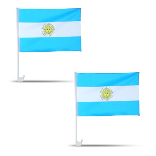 2er SET "Auto Flagge" Fahne WM Länder Fußball Fan Farbe: Argentinien 2er SET "Auto Flagge" Fahne WM Länder Fußball Fan Farbe: Argentinien von Sonia Originelli