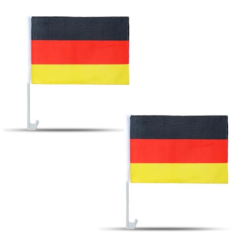 2er SET "Auto Flagge" Fahne WM Länder Fußball Fan Farbe: Deutschlad ohne Wappen 2er SET "Auto Flagge" Fahne WM Länder Fußball Fan Farbe: Deutschlad ohne Wappen von Sonia Originelli