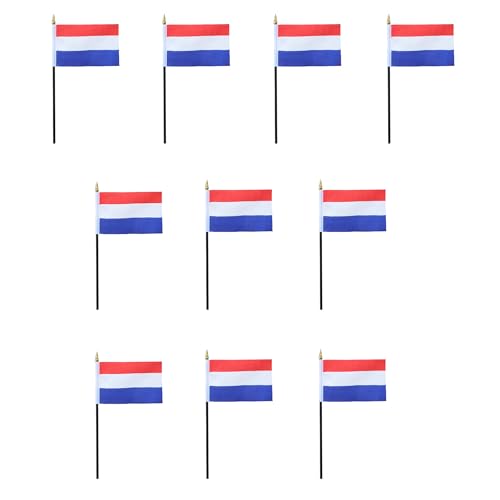 Sonia Originelli 10er Set Tischfahnen Handflaggen Mini Fähnchen Fussball Fan Anfeuern Farbe Niederlande Sonia Originelli 10er Set Tischfahnen Handflaggen Mini Fähnchen Fussball Fan Anfeuern Farbe Niederlande von Sonia Originelli