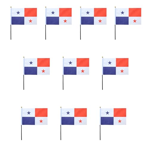 Sonia Originelli 10er Set Tischfahnen Handflaggen Mini Fähnchen Fussball Fan Anfeuern Farbe Panama Sonia Originelli 10er Set Tischfahnen Handflaggen Mini Fähnchen Fussball Fan Anfeuern Farbe Panama von Sonia Originelli