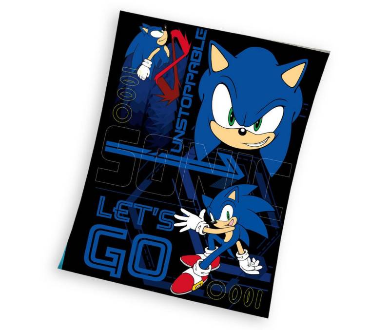 Kinderdecke Sonic Fleecedecke Kuscheldecke 130 x 160 cm, Sonic SEGA Kinderdecke Sonic Fleecedecke Kuscheldecke 130 x 160 cm, Sonic SEGA von Sonic SEGA