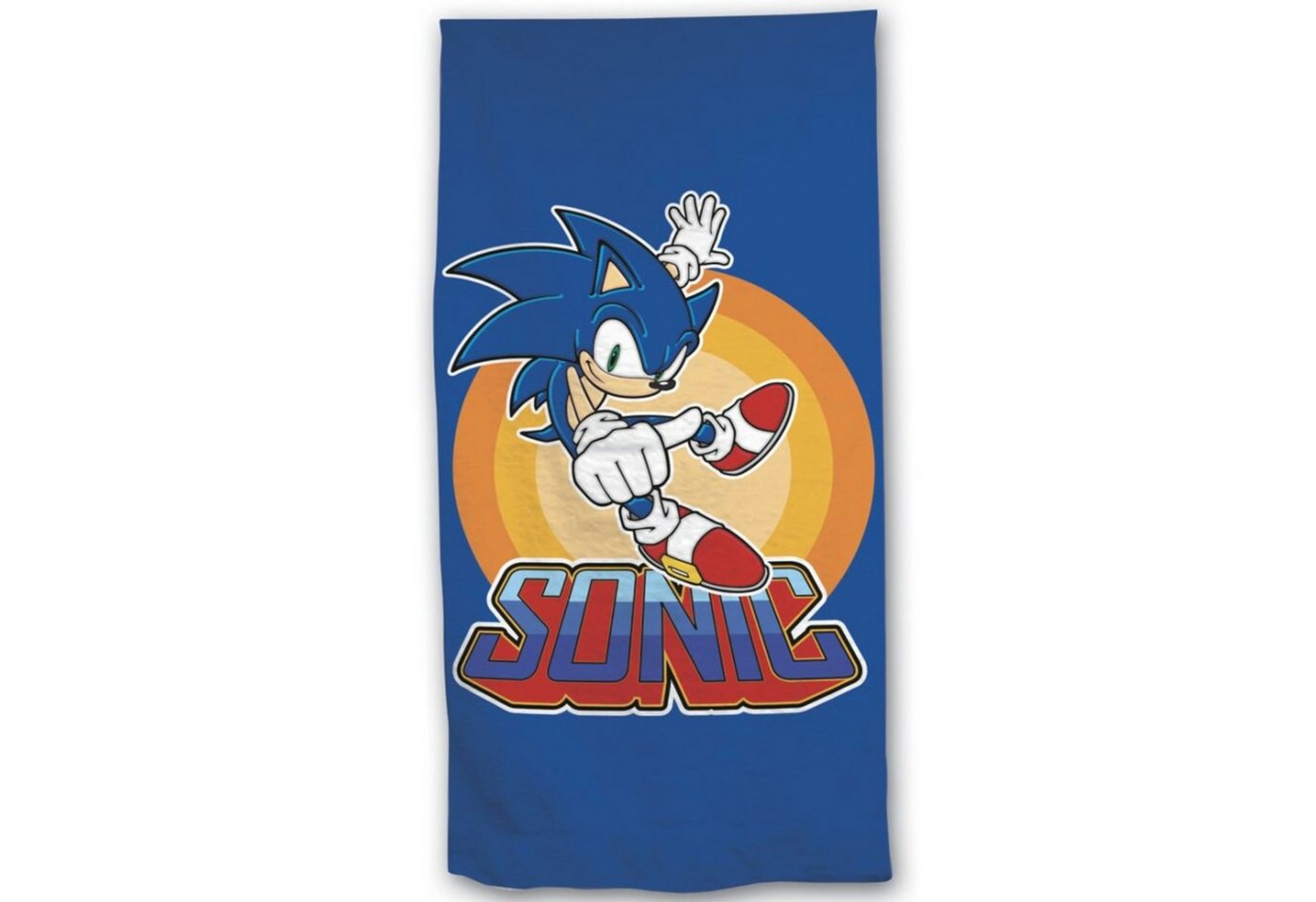 Sonic SEGA Strandtuch Sonic the Hedgehog Mikrofaser Badetuch, Polyester, 70x140 cm von Sonic  SEGA